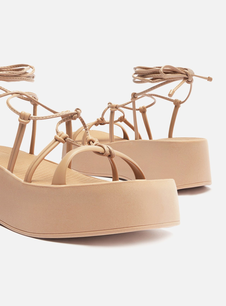 Sand Lia Nude Flatform Amarra O N S Brizza Zz Mall