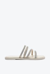 Rasteira Anacapri Quatro Tiras Nude Glam Zz Mall