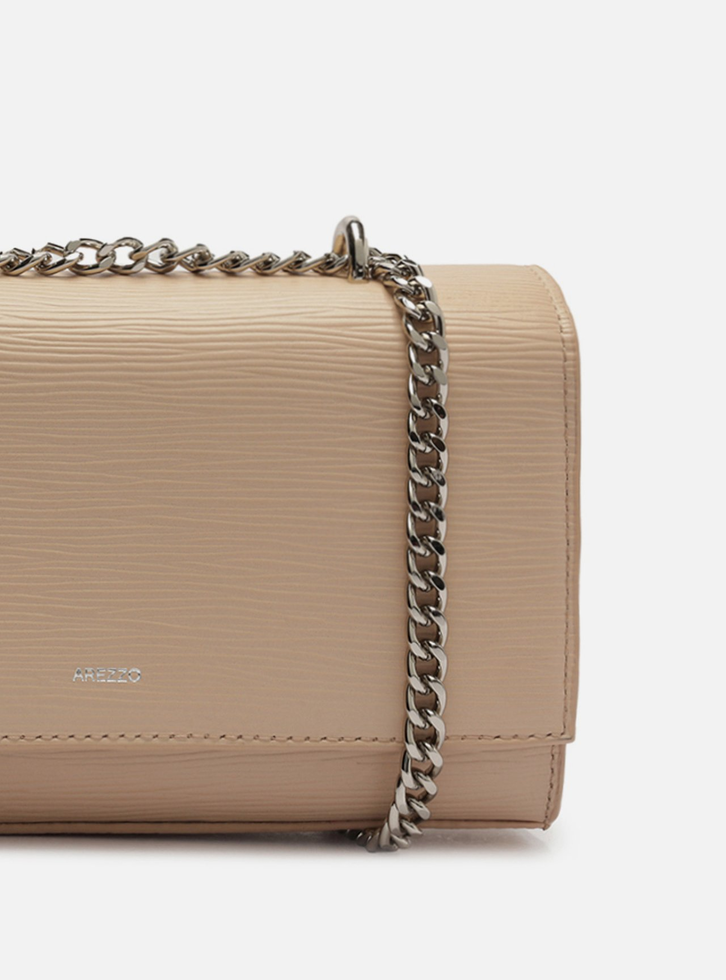 Bolsa Tiracolo Nude Arezzo Couro Abraccio Wave Pequena Zz Mall