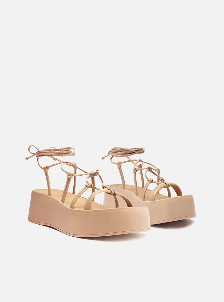 Sand Lia Nude Flatform Amarra O N S Brizza Zz Mall