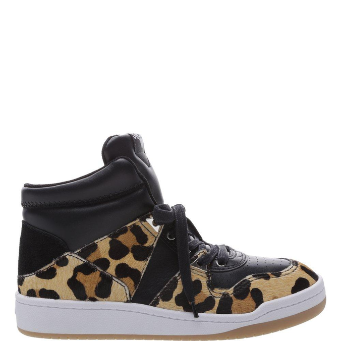 tenis cano alto animal print