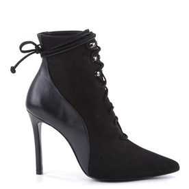 Bota Schutz Lace Up Black Zz Mall