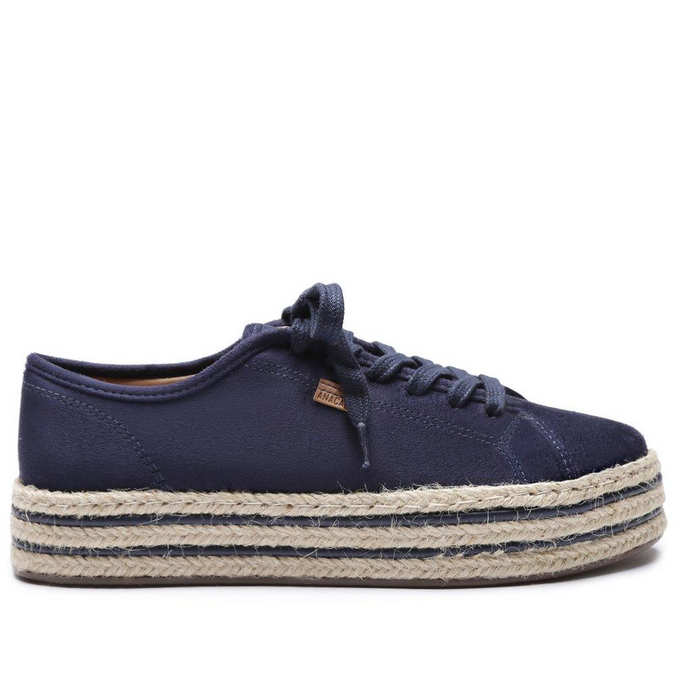 tenis flatform azul marinho