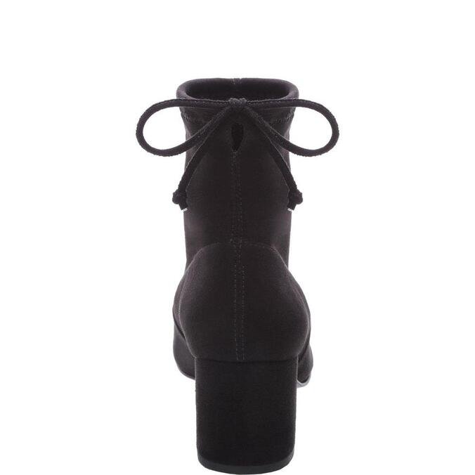 Bota Arezzo Skinny Curta Amarração Preta | ZZ MALL