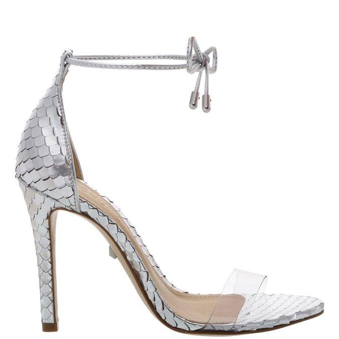 schutz sandalia prata