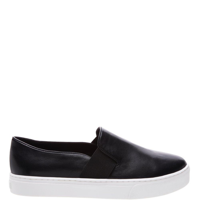 slip on de couro