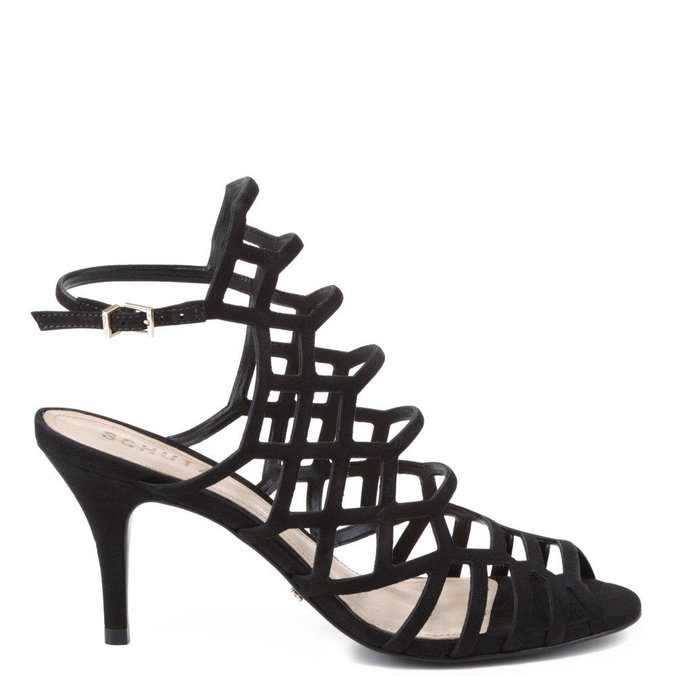 Sandália Schutz Juliana Salto Médio Black | ZZ MALL