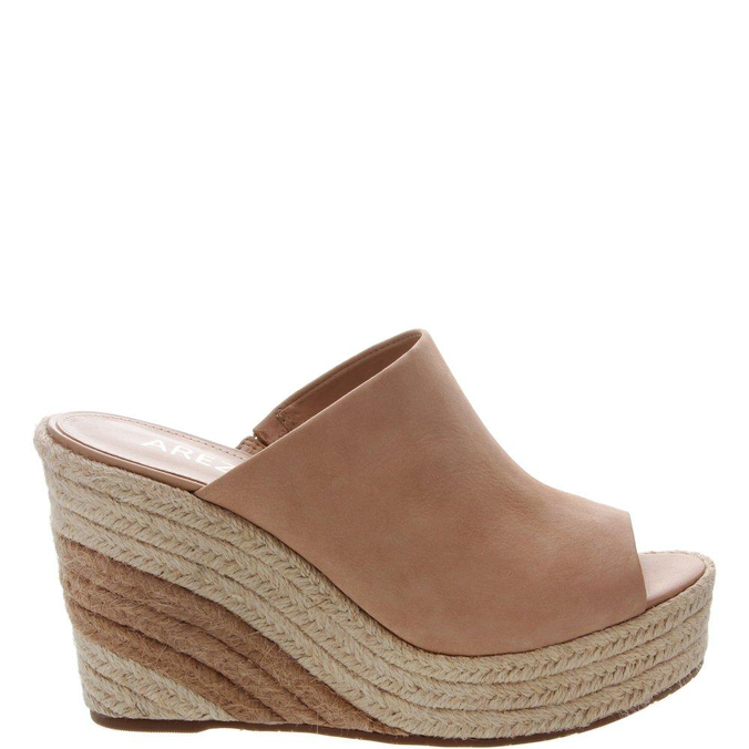 Tamanco Arezzo Suede Pale Beige | ZZ MALL