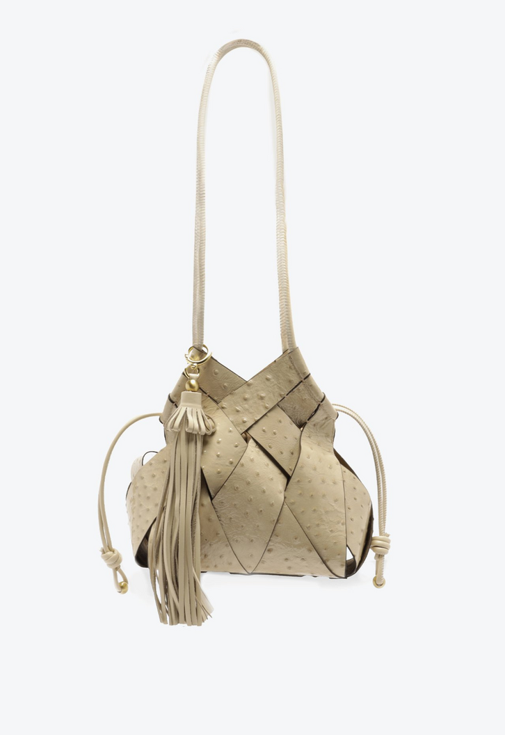 Bolsa Tiracolo Média Victoria Bege