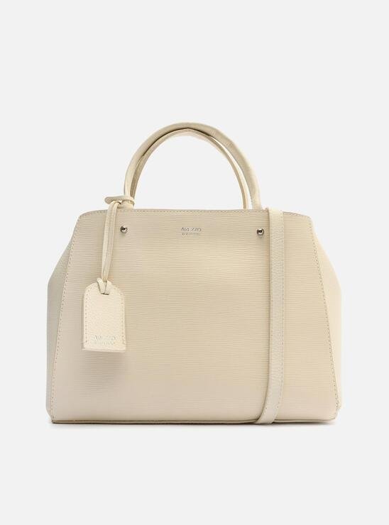 Bolsa Tote Off-White Arezzo Couro Wave Bella Média