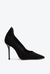 Sapato Scarpin Preto Schutz Amal Camurça