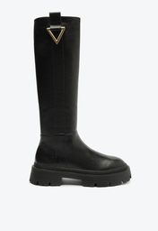 Bota Preta Schutz Cano Alto Couro