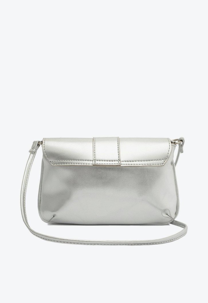 Bolsa Tiracolo Prata Anacapri Fivela Pequena