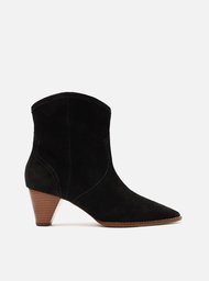 Bota Western Preta Arezzo Camurcina Cano Curto