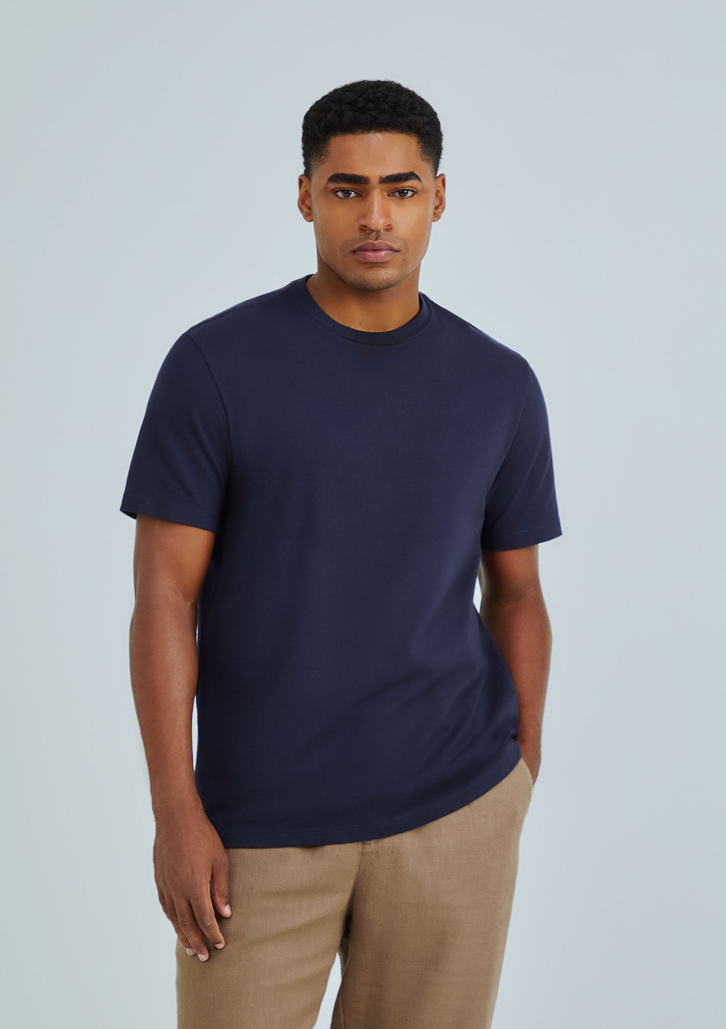Camiseta Azul Escuro Básica Comfort Super Cotton