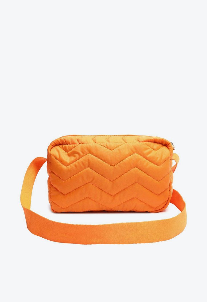 Bolsa Tiracolo Laranja Matelassê Nylon