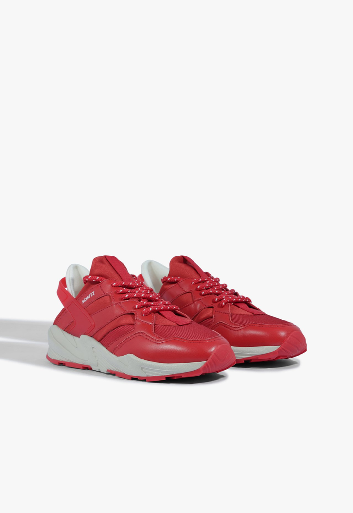 Tênis Schutz Couro Vermelho