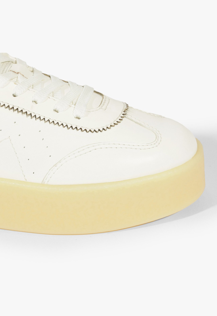 Tênis Flatform Couro Branco