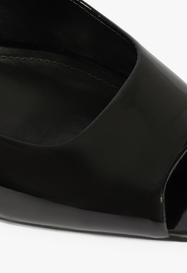 Tamanco Estella Mule Couro Preto