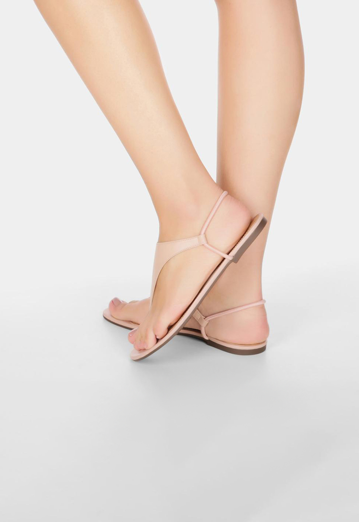 Sandália Rosa Anacapri Elástico Essenciais Blush