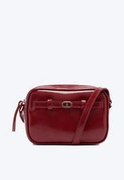 Bolsa Tiracolo Média Madri Verniz Vermelha