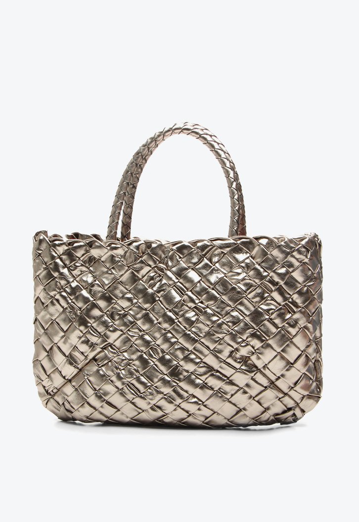 Bolsa Tote Anna Grande Prata