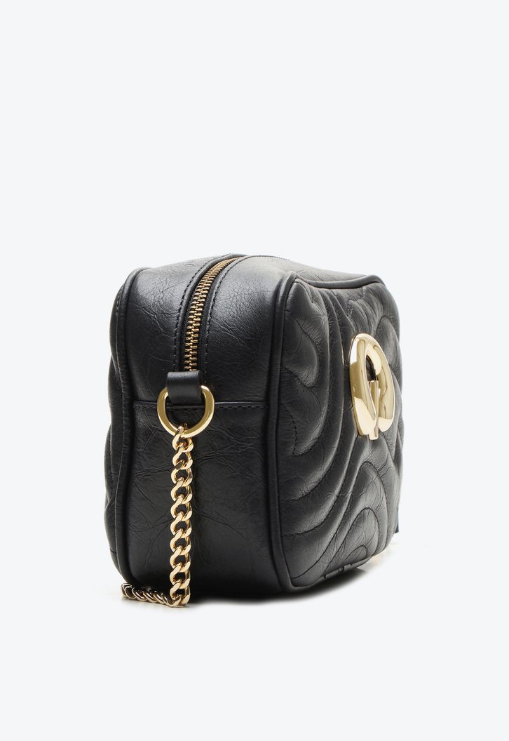 Bolsa Tiracolo Preta Vicenza Adele Pequena