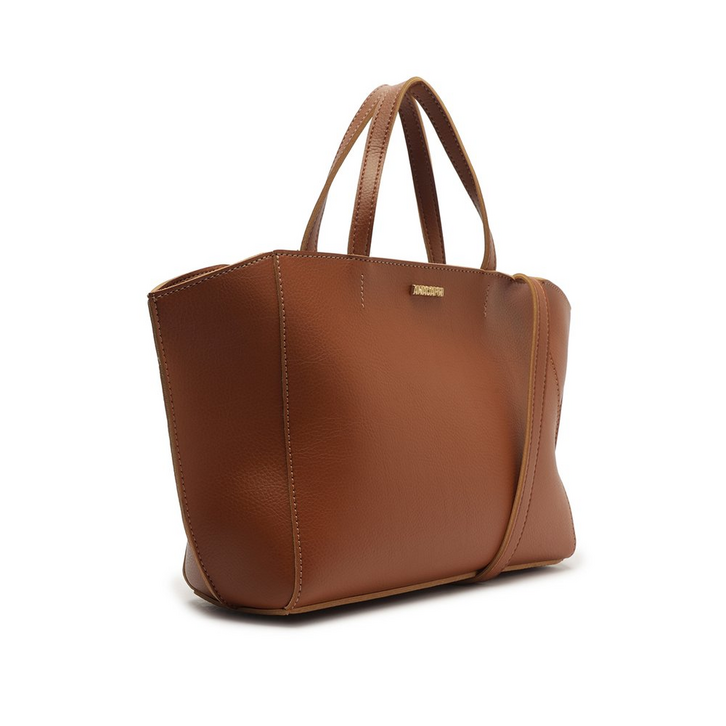 Bolsa Tote Grande Tunisia Marrom | ZZ MALL
