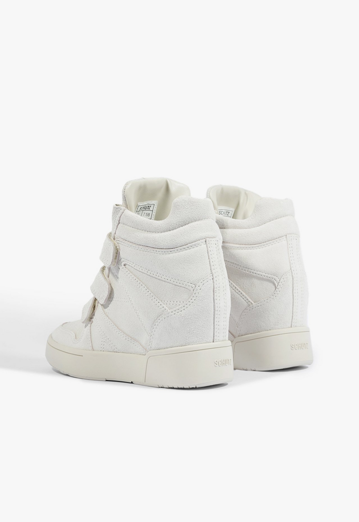 Tenis Sneaker 95 Cano alto Camurça Creme