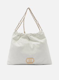 Bolsa Hobo Branca Arezzo Couro Esther Grande