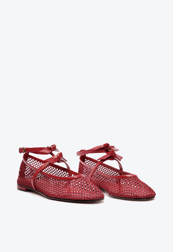 Slim Clarita Ballet Mesh Red