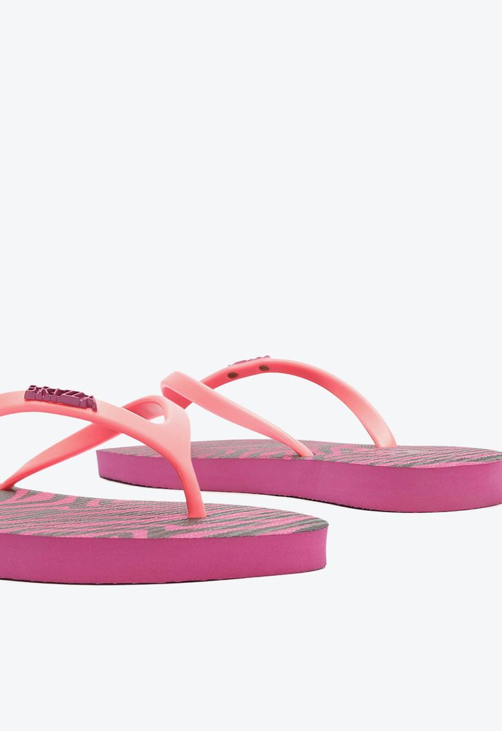 Chinelo De Dedo Roxo Brizza Estampa