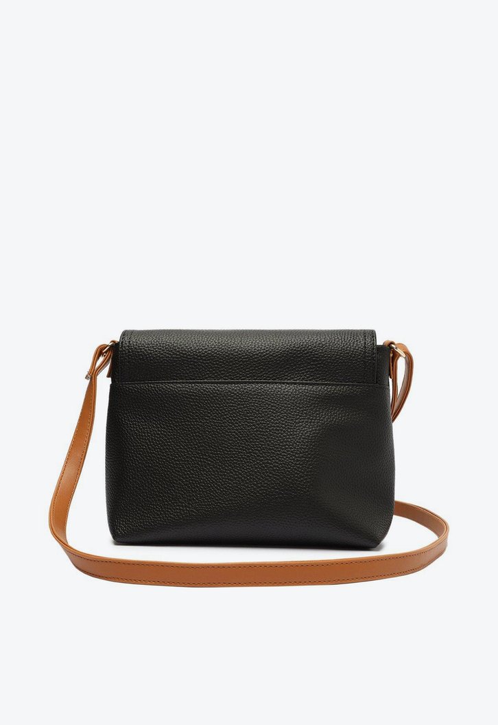 Bolsa Tiracolo Preta Anacapri Básica Pequena