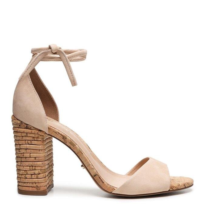 sandalia arezzo bege