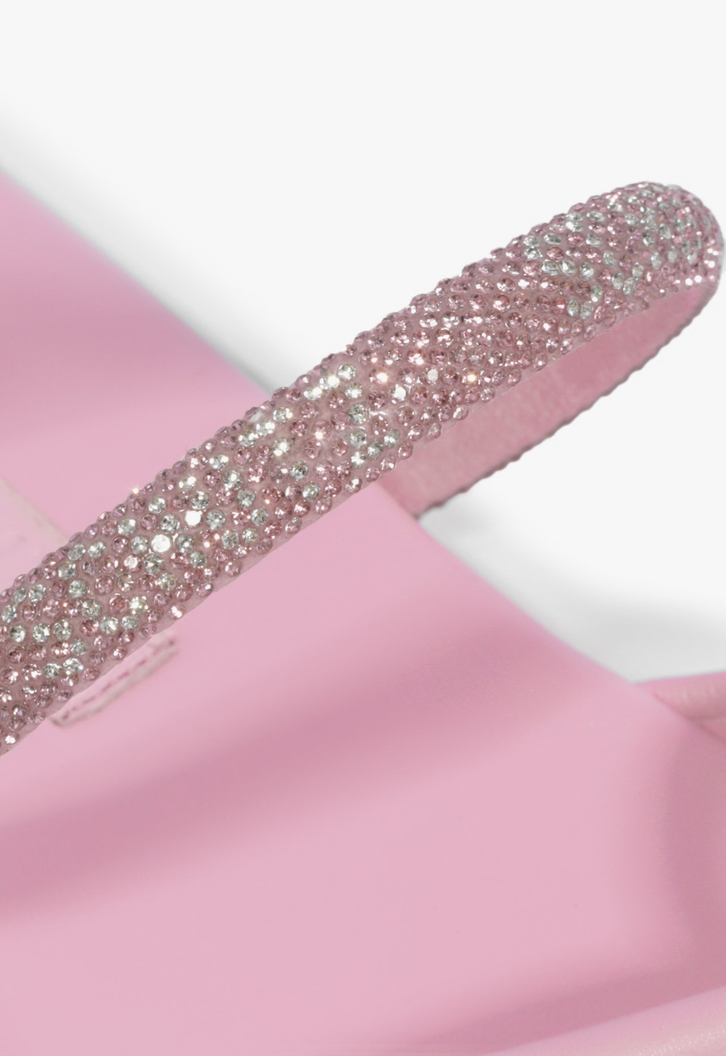 Sandália Flat tiras Rosa