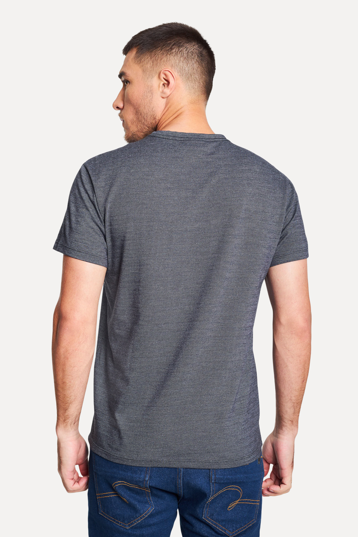 CAMISETA CINZA RESERVA ESPINHA DE PEIXE PICA-PAU
