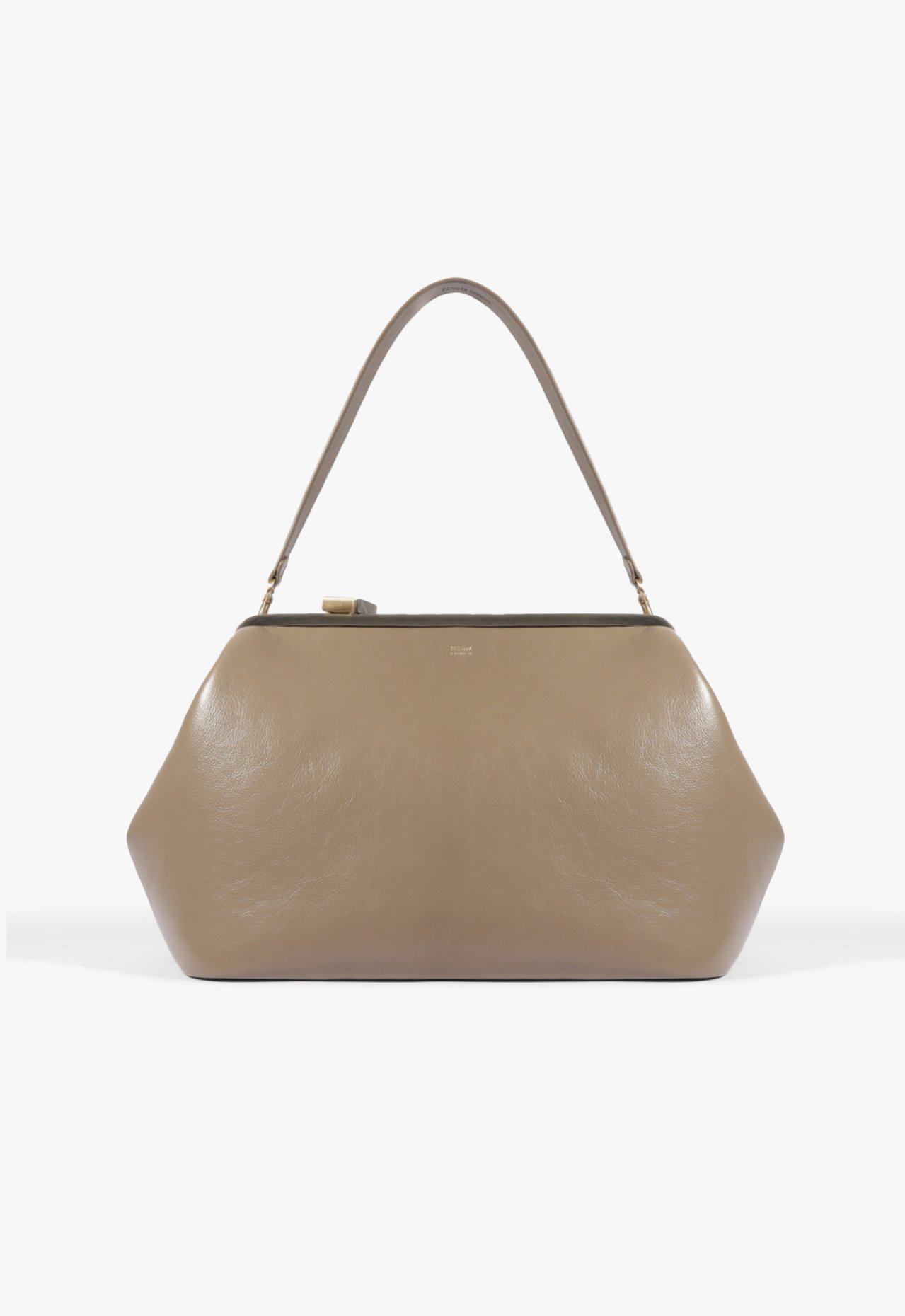 Bolsa Clutch Grande Soho Couro Cinza | ZZ MALL