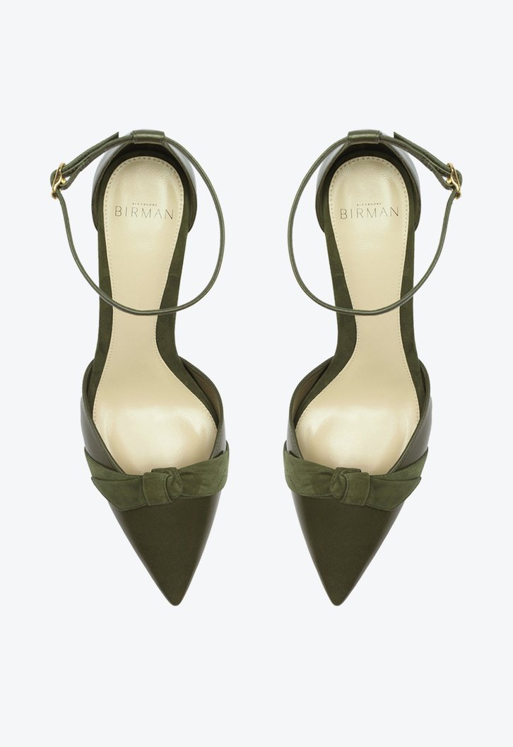 Clarita Flare Pump Sage 85 Leaf