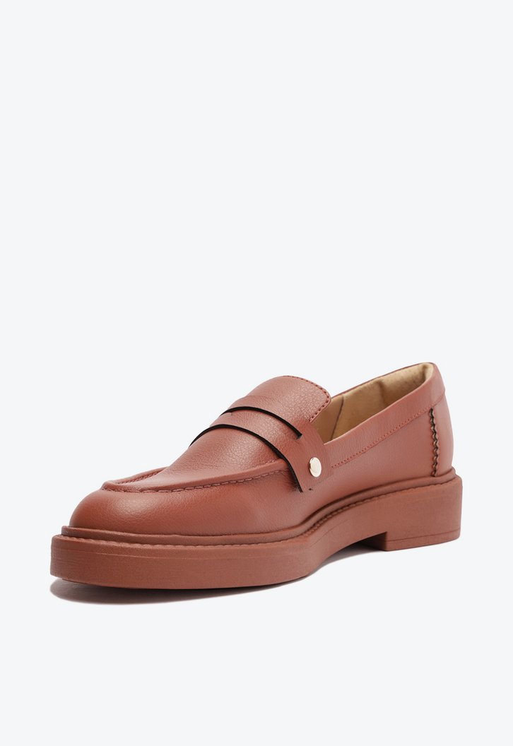 Mocassim Marrom Detalhe Removível