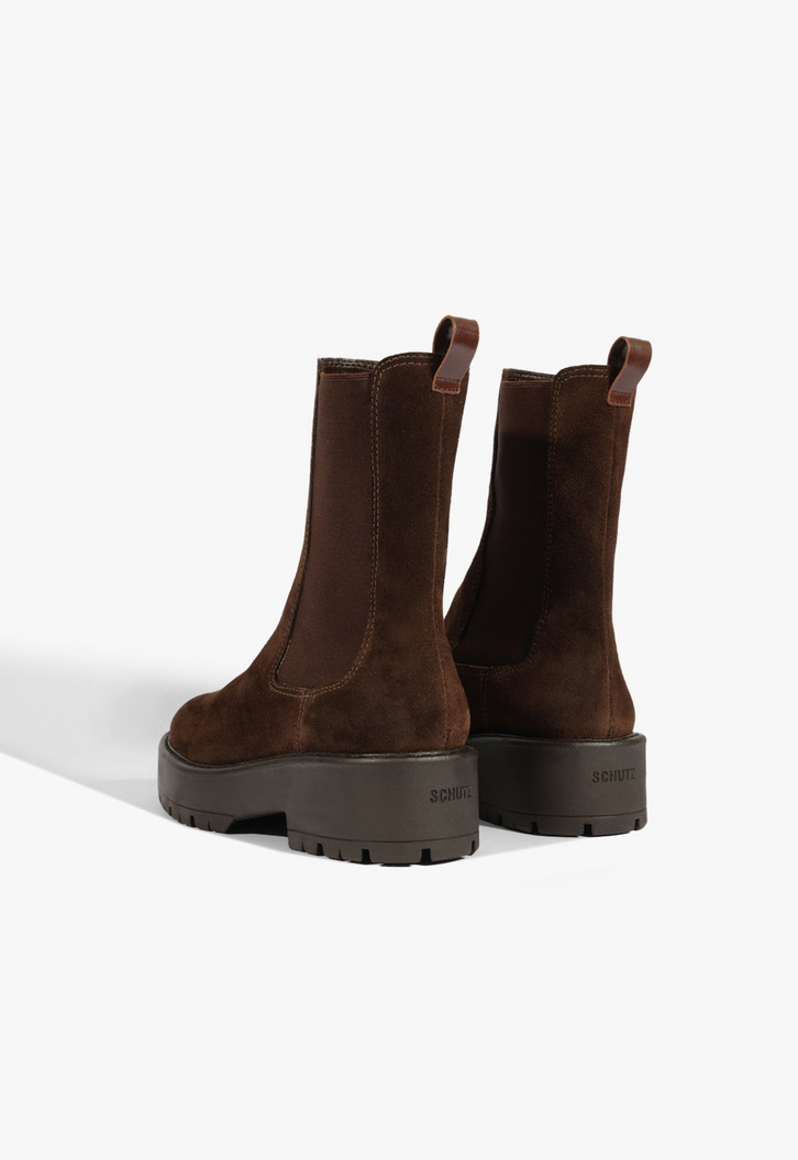 Bota Chelsea Camurça Marrom