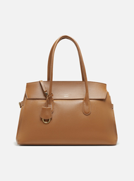 Bolsa Tote Marrom Arezzo Couro Ária Grande