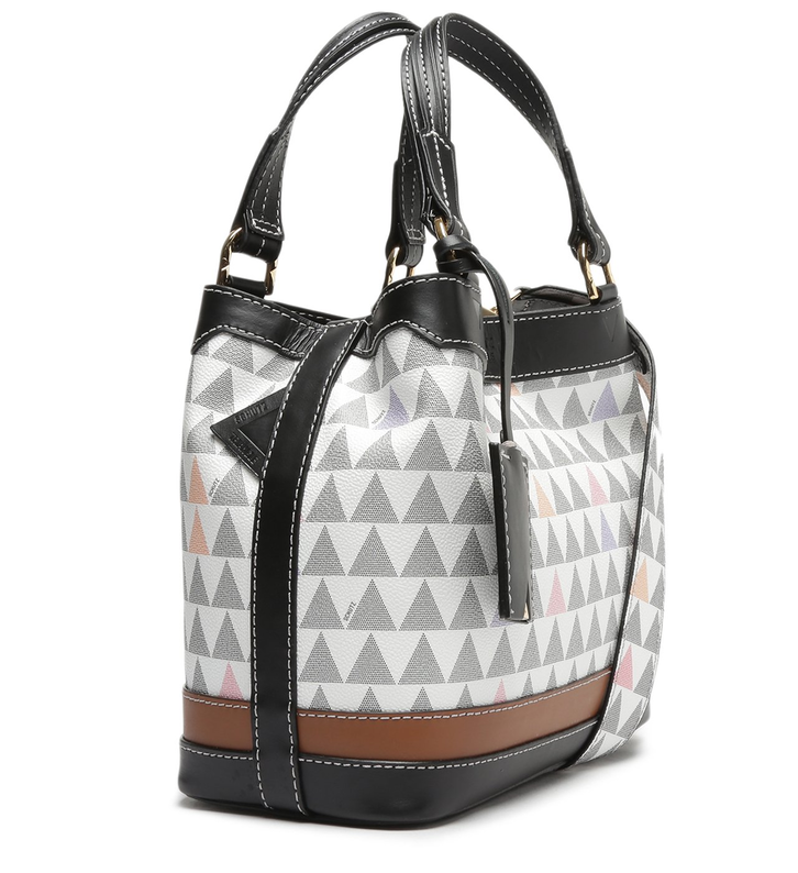 Bolsa Mini Tote Bege Schutz Neo Emma Triangle ZZ MALL