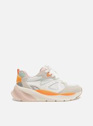 Tênis Branco Arezzo Amarração Esporte Mix Color