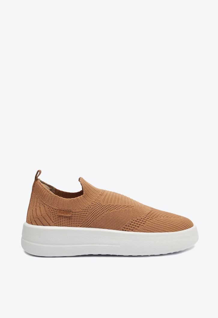 Slip On Flatform Nude Anacapri Knit