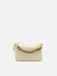 Bolsa Tiracolo Off-White Iara Pequena Bege