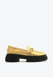 Mocassim Infantil Dourado Arezzo Tratorado Bridão Bambini