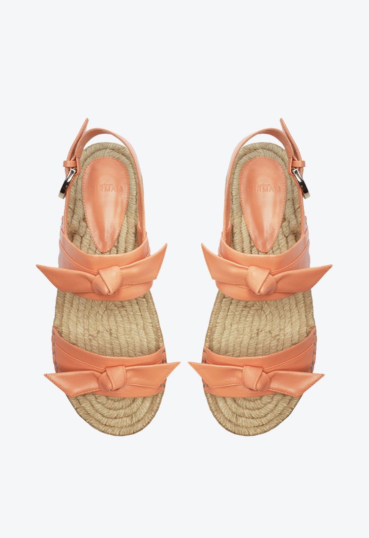 Clarita Espadrille Sandal 30 Coral Blossom