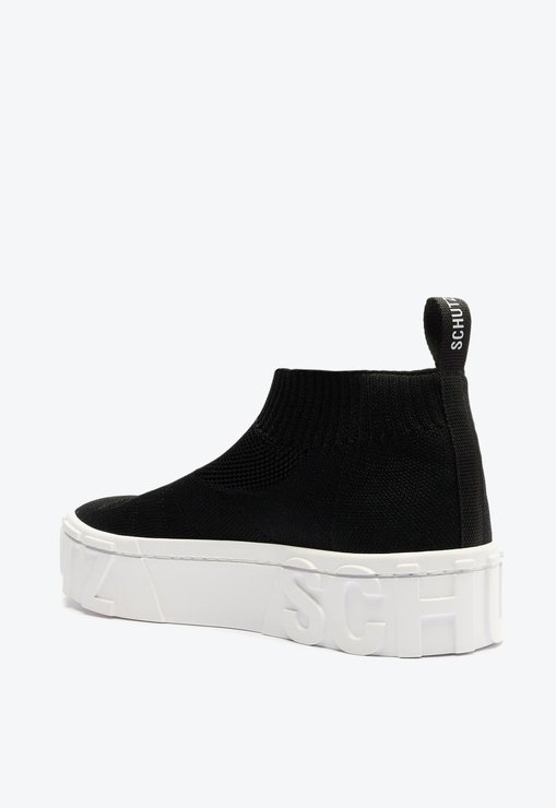 Tênis Slip On Preto Schutz Mauli Knit