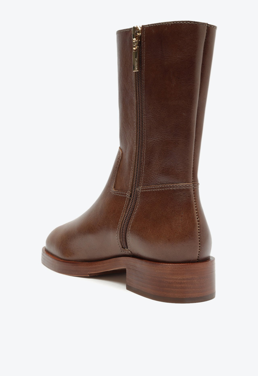 Bota Terrance Couro Marrom