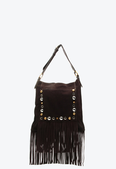 Bolsa Tiracolo Carolina Média Marrom | ZZ MALL